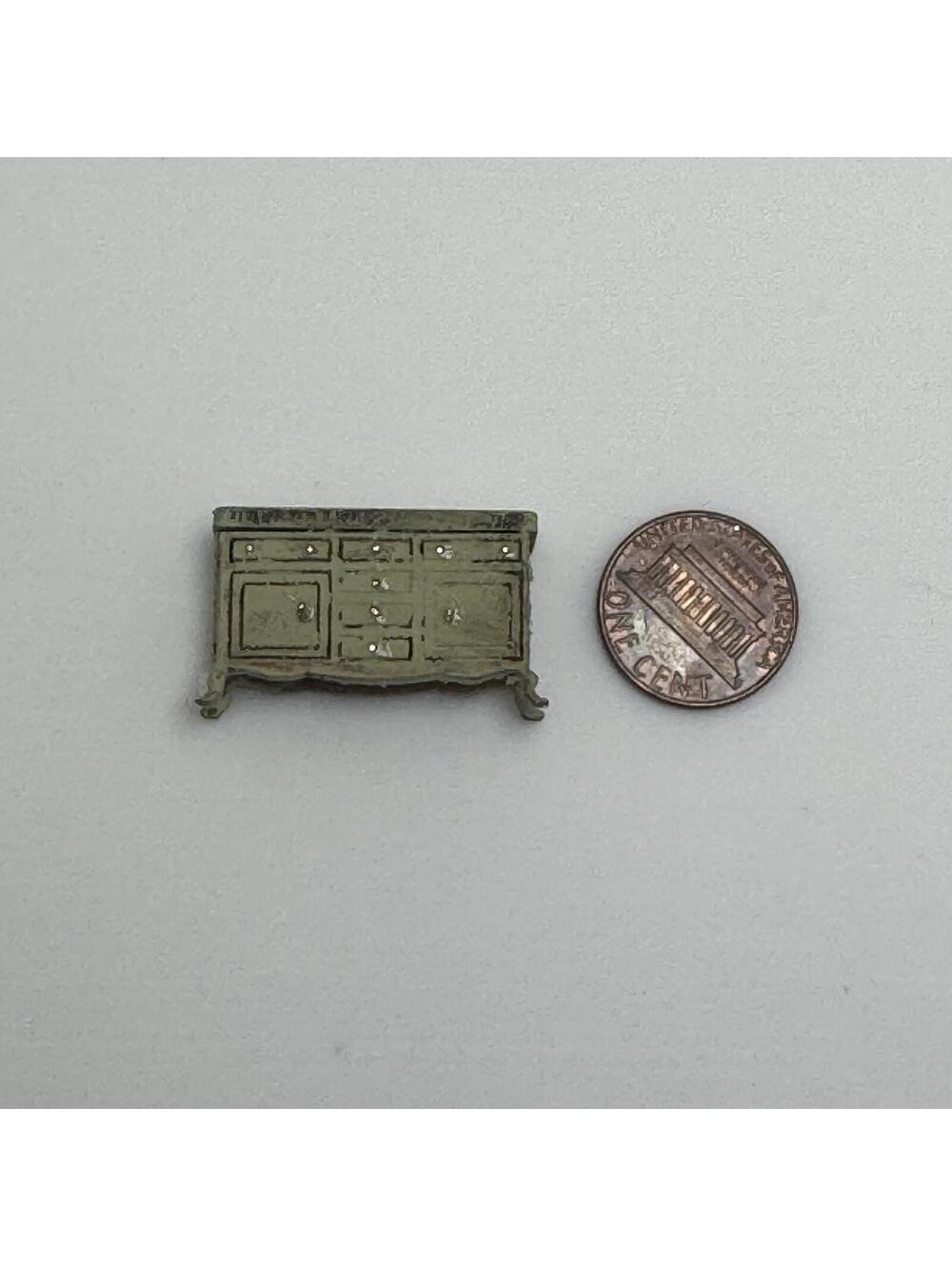Micro Miniature Buffet French Provencial Shabby Chic Rustic Farmhouse Dollhouse